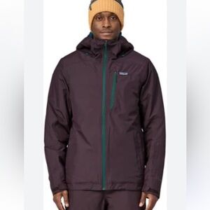 NWT Men’s Patagonia Powder Town Jacket obsidian plum purple size medium